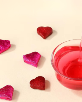 Chagao Red Rose Tea Resin Heart-Shaped Slow-simmered over Wood Fire Instant-dissolving Cold or Hot Brewing Individually Packaged Chagao Rich Aroma 100g*1 can