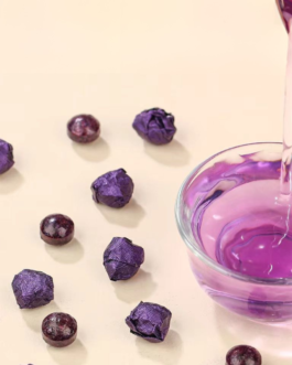 Chagao Anti-Aging Berry & Fish Protein Peptide Essence Tea Resin Premium Instant Cold Brew Tea Winter Wellness Tea for Women Gift or Personal Use 100g*1 Can